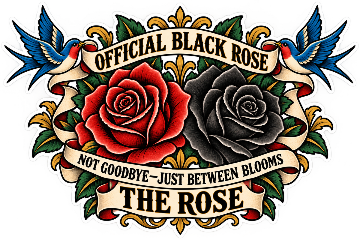The Rose Black Rose Fandom Sticker | Kpop world
