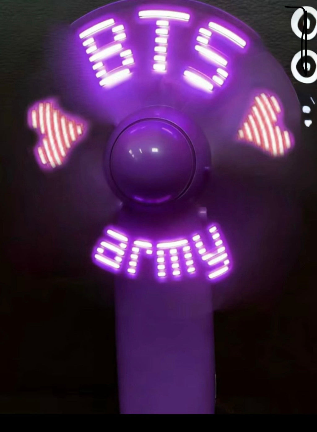 BTS ARMY LED Fan