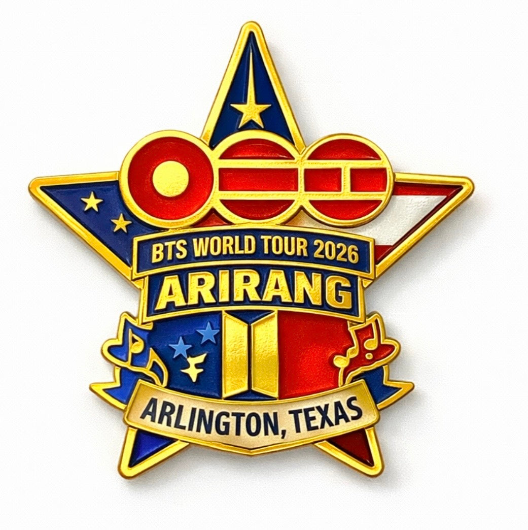 Pin It Concerts | BTS Arirang USA Tour & Limited Edition Pins