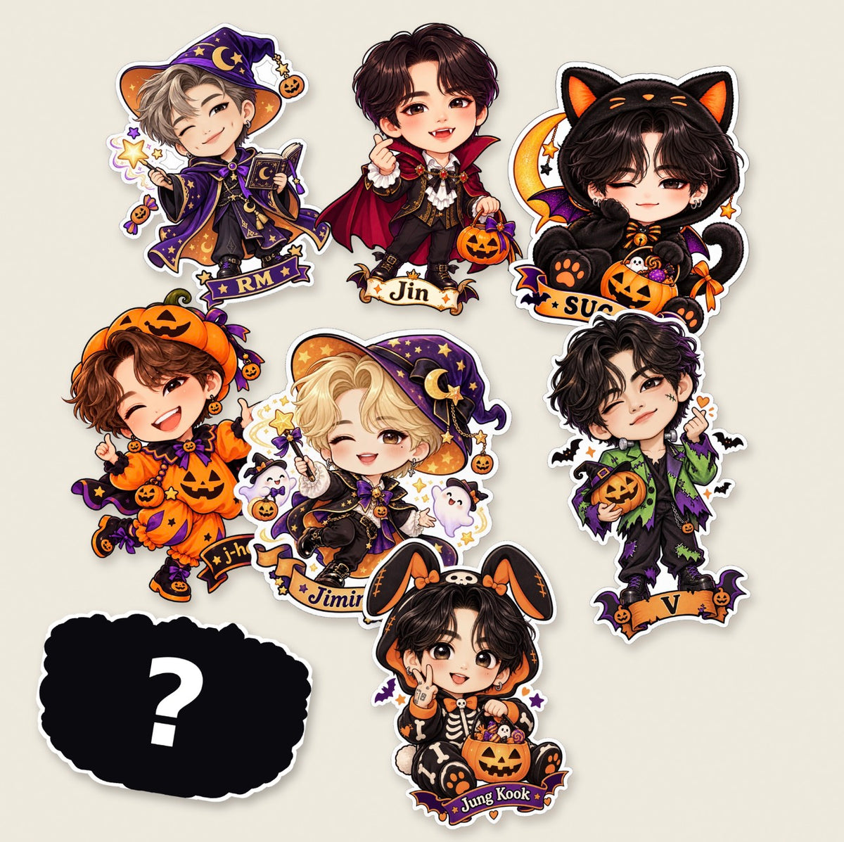 Bora Boo Complete Sticker Bundle + Exclusive Surprise Sticker