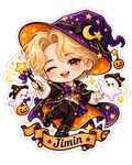 Jimin – Bora Boo Halloween Sticker