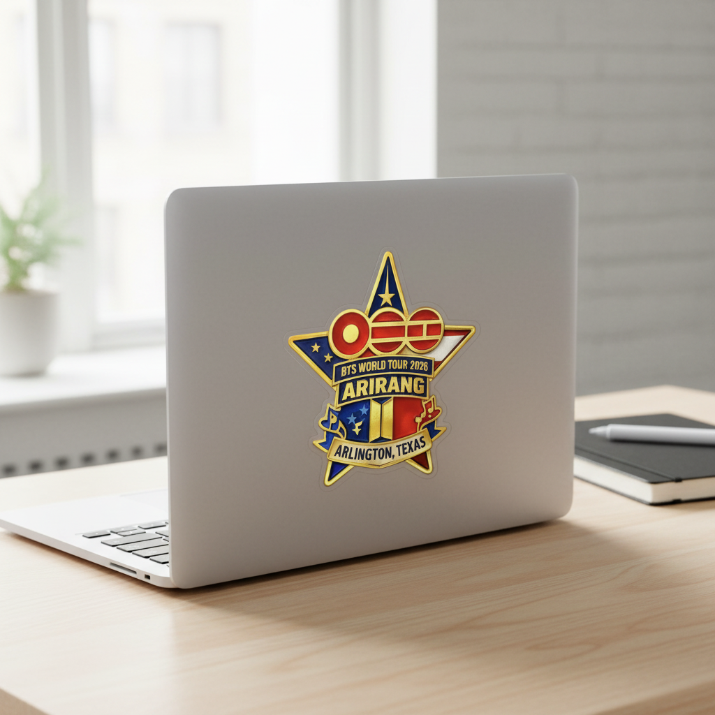 Arlington clean sticker