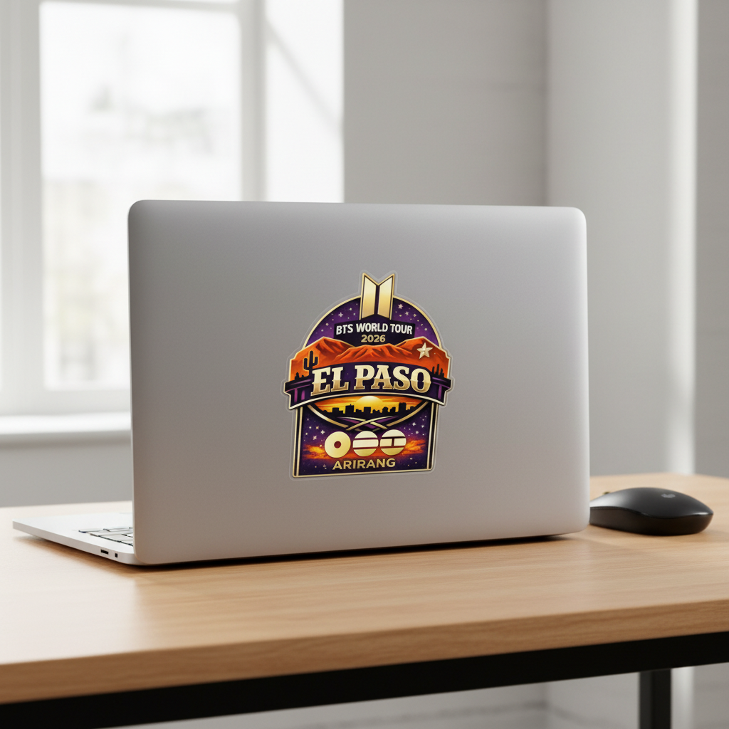 El Paso clean sticker