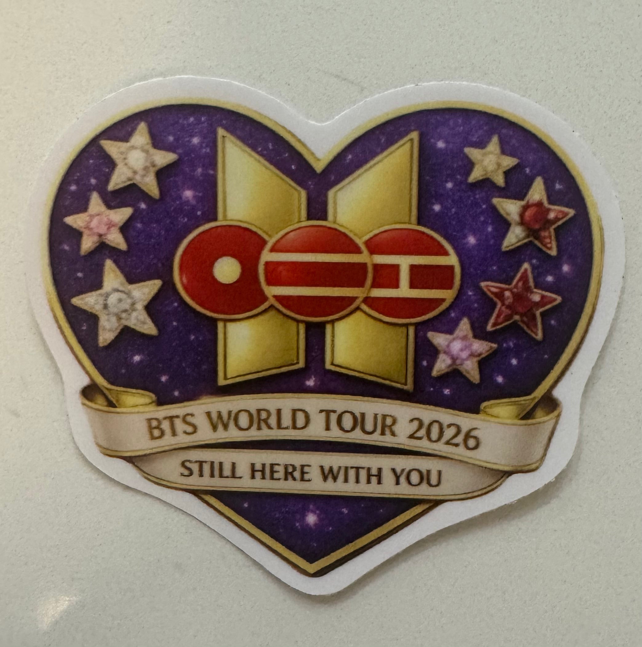 "Still Here With You" Exclusive Heart Shape Sticker